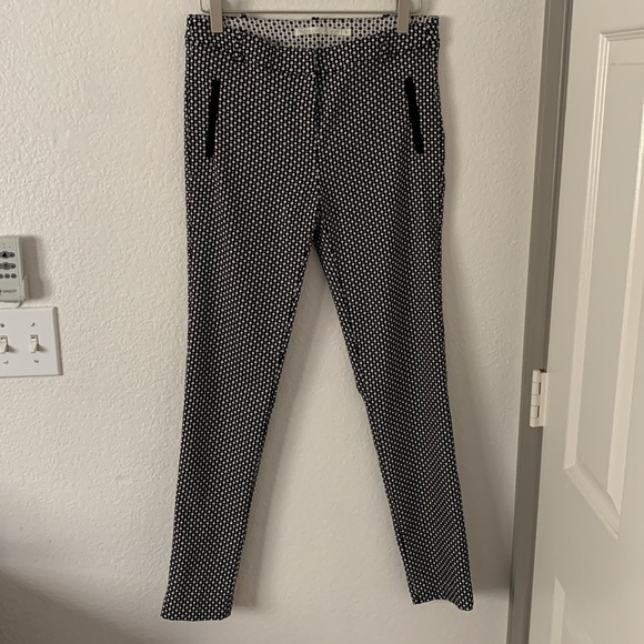 Mosaic & Co. Black and White Print Skinny Pants - Picture 10 of 12